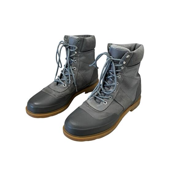 Hunter Original Insulated Hiking Boots Gray Lace Up Men’s Sz 9-Outdoor Adventure - Picture 1 of 15